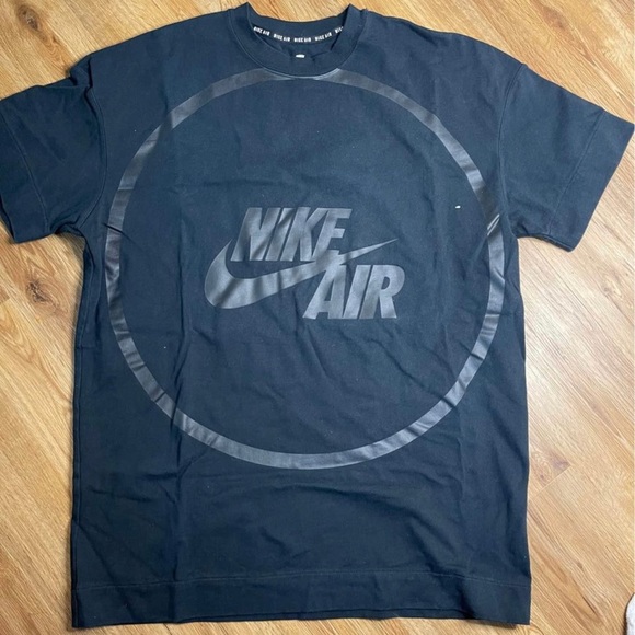 Men's Nike Air Swoosh The Nike Tee Premium Finish Thick XL Black - Picture 1 of 3